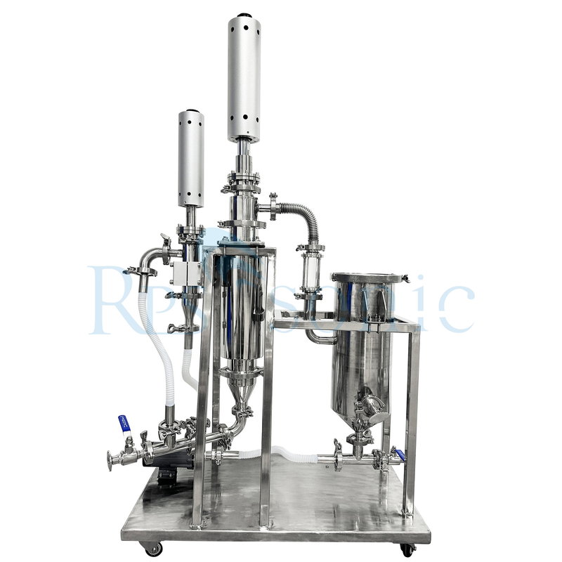 Mesin Homogenizer Ultrasonik Digital Titanium Powder Stainless Steel 2L Max Kapasitas Digunakan Kosmetik Deterjen Penggilingan